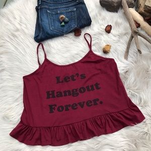 ✩ Sexy Graphic Crop Tank ✩